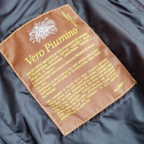 MooRER Verona Women's Puffer Jacket  Dark Brown Size Small  Made in Italy EUC - Picture 11 of 16